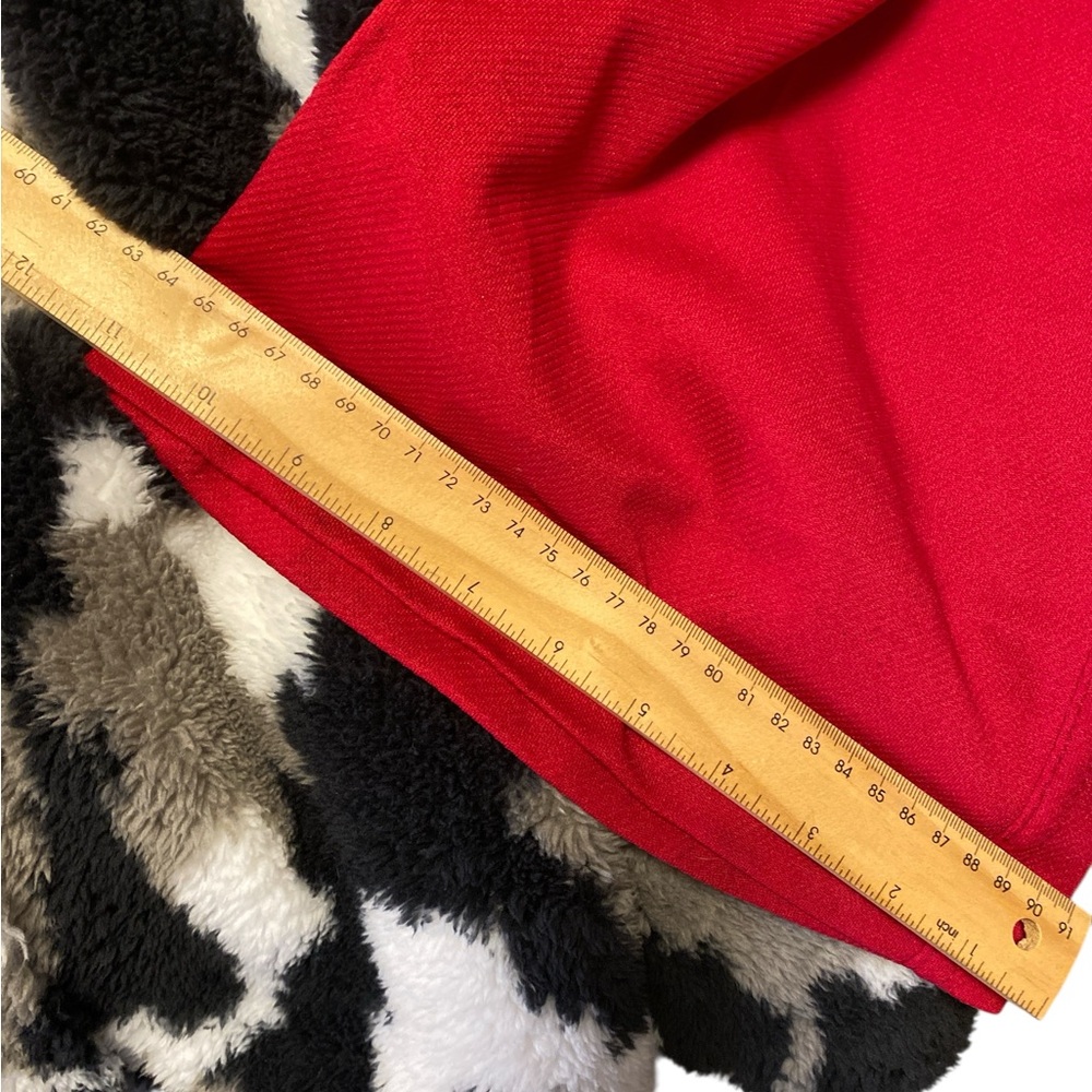 Vintage 60s/70s Wrangler Ladies Red High Waist Wide Leg Slacks - Picture 6 of 8